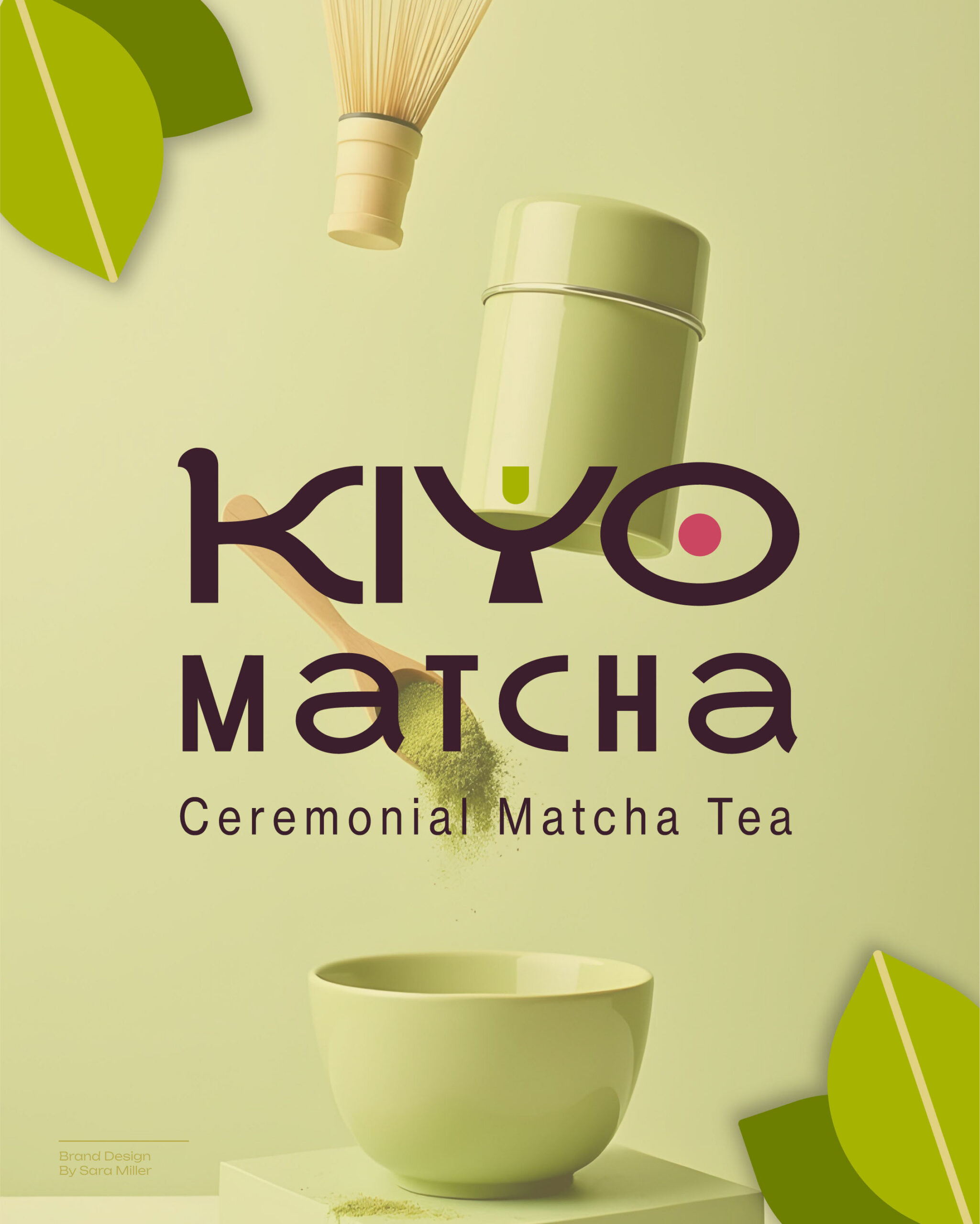 Brand KIYO MATCHA. Design By Sara Miller
